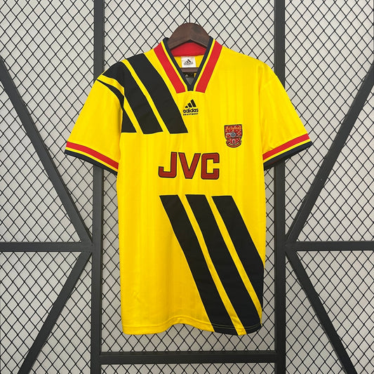 Arsenal 93/94 Away Yellow Retro Jersey
